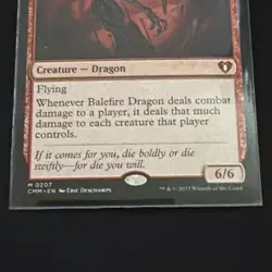 Balefire Dragon Commander Masters Regular Card Magic the Gathering - Image 2