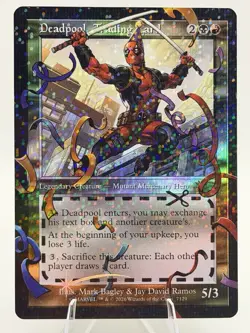 Deadpool Trading Card POOL PARTY FOIL SECRET LAIR 7129 Marvel MTG NM Chase - Image 1