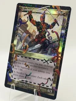 Deadpool Trading Card POOL PARTY FOIL SECRET LAIR 7129 Marvel MTG NM Chase - Image 3