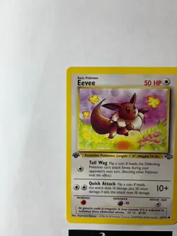 Eevee 51/64 1st Edition Pokemon Card Jungle - Image 3