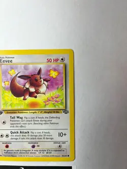 Eevee 51/64 1st Edition Pokemon Card Jungle - Image 4