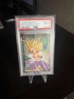2018 DRAGON BALL SUPER CARD GAME UNSTPBL.AMB.S.S.CLFLA SER.3 CROSS WORLDS PSA 10 - Image 1