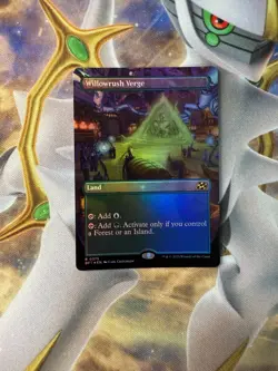 Willowrush Verge - Borderless Foil - Aetherdrift Magic MTG NM 375 - Image 1