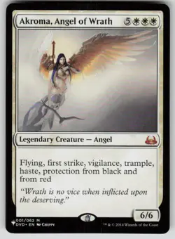 Akroma, Angel of Wrath Mythic The List Reprints 001/062 MTG Near Mint 2020 - Image 1