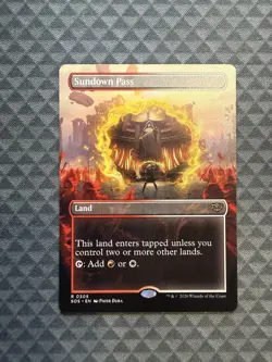 MTG Sundown Pass #0305 Borderless Rare Secrets of Strixhaven (SOS) - Image 1