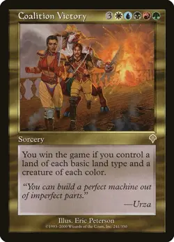 MTG x1 COALITION VICTORY 1x NM Invasion INV #241 (Free Shipping!) EDH Magic - Image 1