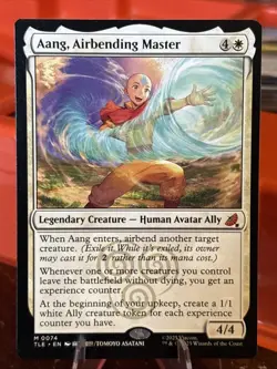 Aang, Airbending Master Avatar the Last Airbender Eternal Legal Magic mtg NM-Mt - Image 1