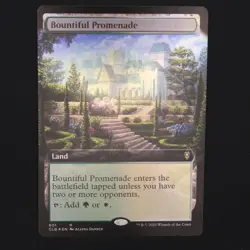 Bountiful Promenade Extended Art FOIL MTG Baldurs Gate Rare 601 NM - Image 1