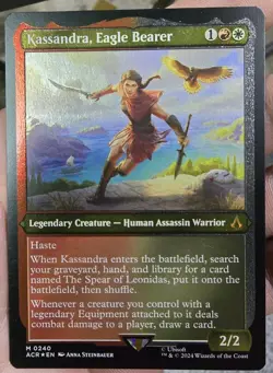 MTG - Kassandra, Eagle Bearer - 0240 - ACR - Foil Etched - NM - Image 1
