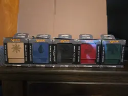 Magic the Gathering Ultra Pro Mana Symbol Flip Deck Box (Full Color Set of 5) - Image 1