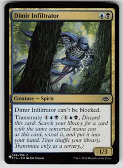 Dimir Infiltrator Common The List Reprints 086/156 MTG Near Mint 2020 - Image 1