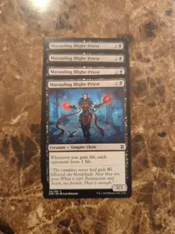 (4) Marauding Blight-Priest *PLAYSET* Zendikar Rising Regular NM MTG - Image 1