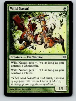 Magic the Gathering Wild Nacatl Shards of Alara MTG Free Shipping! - Image 1