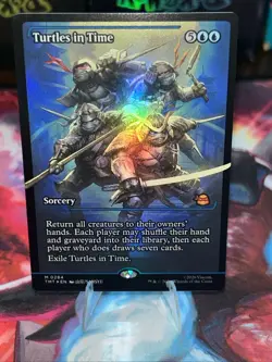 Turtles in Time (Extended Art) Teenage Mutant Ninja Turtles Foil MTG - Image 1