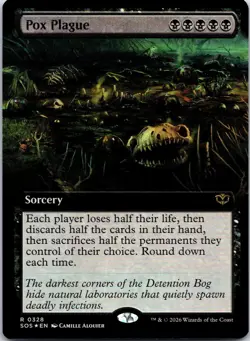 Pox Plague (Extended Art) 328 Secrets of Strixhaven Foil NM - Image 1