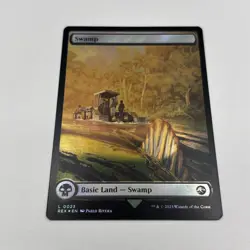 MTG Magic the Gathering Swamp (23/48) Jurassic World Collection NM/LP - Image 2