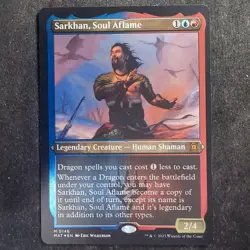 Sarkhan, Soul Aflame - Foil Etched - March of the Machine Aftermath (MTG) - Image 1