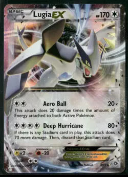 2015 Pokemon Ancient Origins Lugia 68/98 Ultra Rare Near Mint English - Image 1