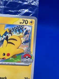 SEALED Pokemon Scarlet & Violet 2024 World Championships Pikachu 190 Promo - Image 4