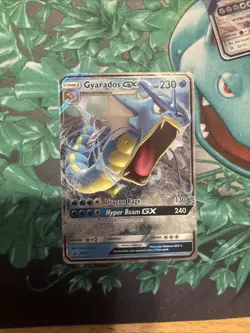 Pokemon TCG Gyarados GX SM212 Black Star Promo Full Art Ultra Rare - Image 1