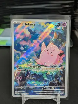 Pokemon TCG Clefairy 094/088 Me03: Perfect Order Holo Illustration - Image 1