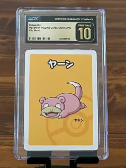 Pokemon Slowpoke Japanese Old Maid CGC 10 Pristine - Image 1