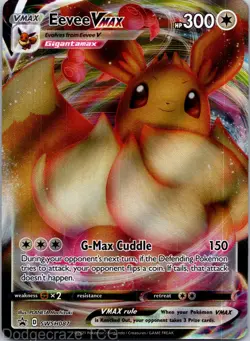Eevee VMAX SWSH087 Promo SWSH Black Star Pokemon NM - Image 1