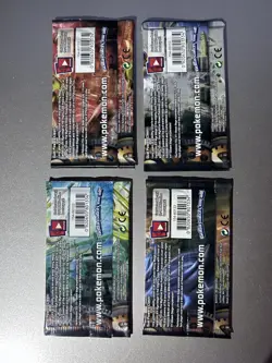 Pokemon XY Steam Siege Booster Pack Art Set of 4 Factory Sealed - Image 2