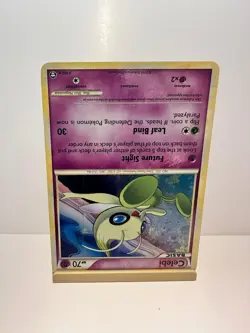 Celebi 3/102 Holo Rare HGSS Triumphant Pokemon Lightly Played - Image 2