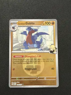 Pokemon Ascended Heroes - Cynthia’s Gabite - 110/217 - Reverse Holo - M/NM - Image 2