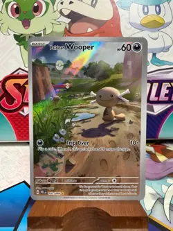 Paldean Wooper 102/094 Illustration Rare - Phantasmal Flames - Pokemon TCG - Image 1