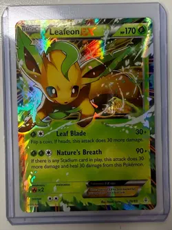 Leafeon EX UR 10/83 Generations Pokemon TCG LP - Image 1