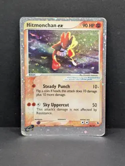 Hitmonchan ex 98/109 Ruby and Sapphire Holo Rare Pokemon TCG Nintendo DMG - Image 1