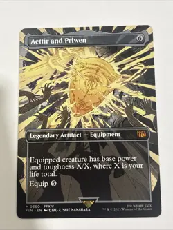 FINAL FANTASY Aettir and Priwen (Borderless) #350 MTG NM - Image 1