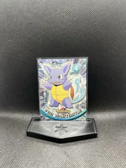 MINT/Nm Wartortle #08 Pokemon Topps Chrome Holo Foil TV Animation Vintage - Image 1