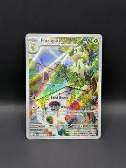 Floragato 197/193 IR Paldea Evolved ILLUSTRATION RARE HOLO Pokemon English Sv02 - Image 1