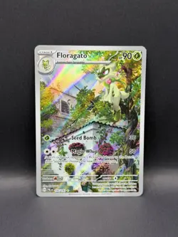 Floragato 197/193 IR Paldea Evolved ILLUSTRATION RARE HOLO Pokemon English Sv02 - Image 2