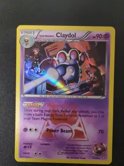 Team Magma's Claydol 11/34 Double Crisis Pokemon TCG LP Holo - Image 1