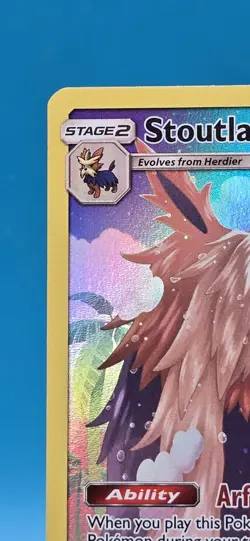 Sun & Moon Pokemon Cosmic Eclipse Stoutland (Secret) Rare Holo 248/236 - B8 - Image 2