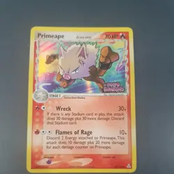 2006 Pokemon STAMPED EX Holon Phantoms Holo PRIMEAPE 50/110 Delta Species - Image 1