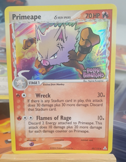 2006 Pokemon STAMPED EX Holon Phantoms Holo PRIMEAPE 50/110 Delta Species - Image 3