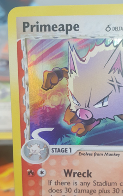 2006 Pokemon STAMPED EX Holon Phantoms Holo PRIMEAPE 50/110 Delta Species - Image 5