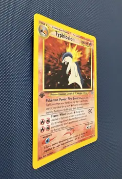 Typhlosion LP 18/111 - 1st Edition Holo Neo Genesis 🏝 Pokemon 2000 WOTC - Image 5