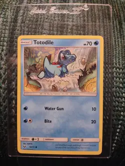 Pokemon TCG Totodile Shining Legends 18/73 Regular Common - Image 3