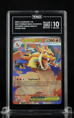 Pokemon Mega Charizard Y Ex [TAG 10] 022/217 Ascended Heroes - Mega Evolution - Image 1
