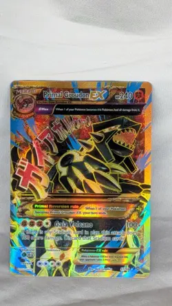 Primal Groudon EX 97/98 XY Ancient Origins Secret Rare Holo Full Art 240 HP - Image 3