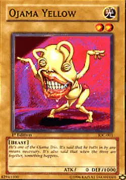 Ojama Yellow - IOC-001 - Common - Unlimited Edition - Heavily Played - Image 1