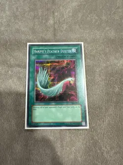 Yugioh - Harpie's Feather Duster - SDD-003 - Secret Rare - NM - Image 1