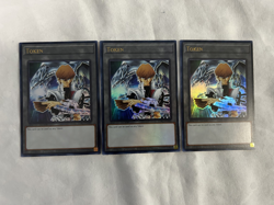 SETO KAIBA & BLUE-EYES WHITE DRAGON ULTRA RARE TOKEN x3 YUGIOH LDK2-EN102! - Image 1
