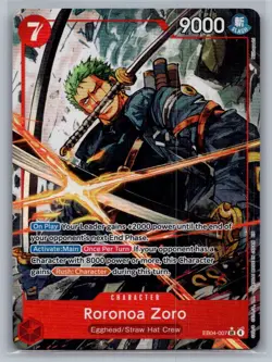 Roronoa Zoro (Alternate Art) EB04-007 Adventure on Kami's Island One Piece Foil - Image 1
